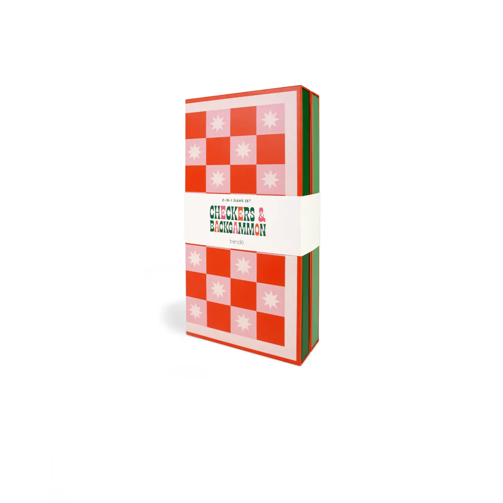 2 In 1 Checkers & Backgammon Board