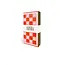 2 In 1 Checkers & Backgammon Board