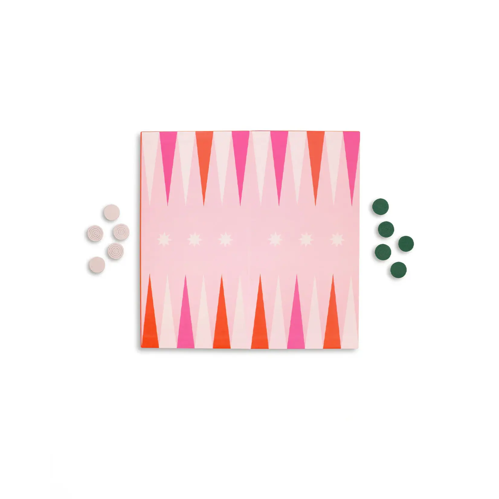 2 In 1 Checkers & Backgammon Board