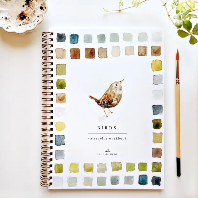 Watercolor Workbook: Birds