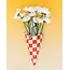 Wall Vase - Checker Bag