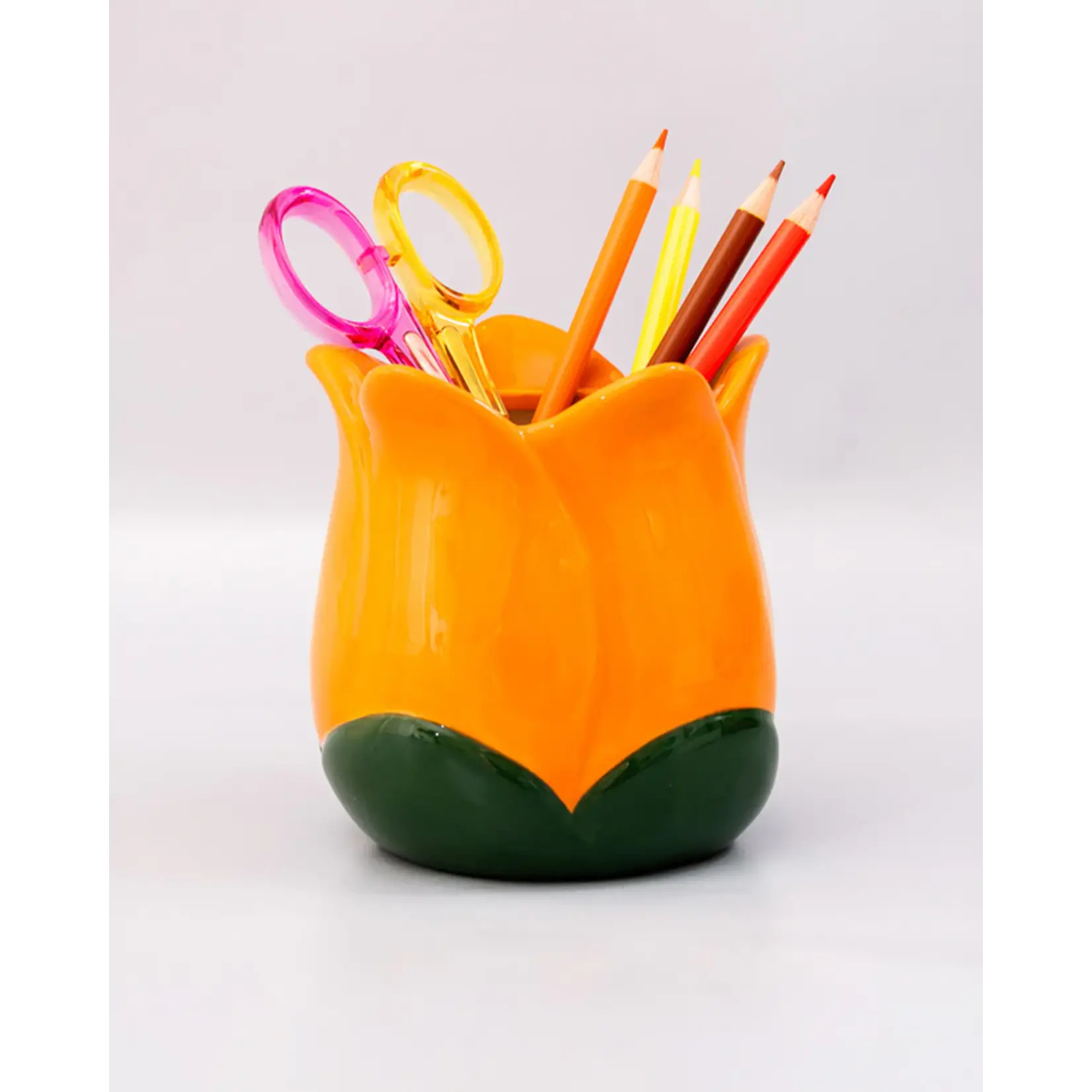 Ceramic Tulip Pencil Cup/Vase