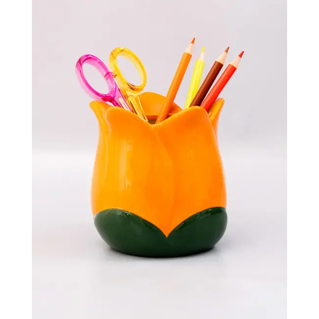 Ceramic Tulip Pencil Cup/Vase