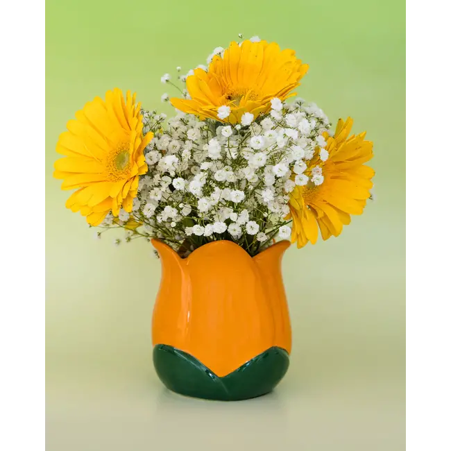 Ceramic Tulip Pencil Cup/Vase