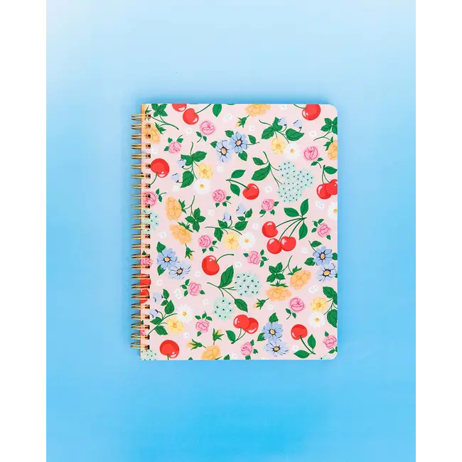 Rough Draft Mini Notebook - Flowers and Fruit