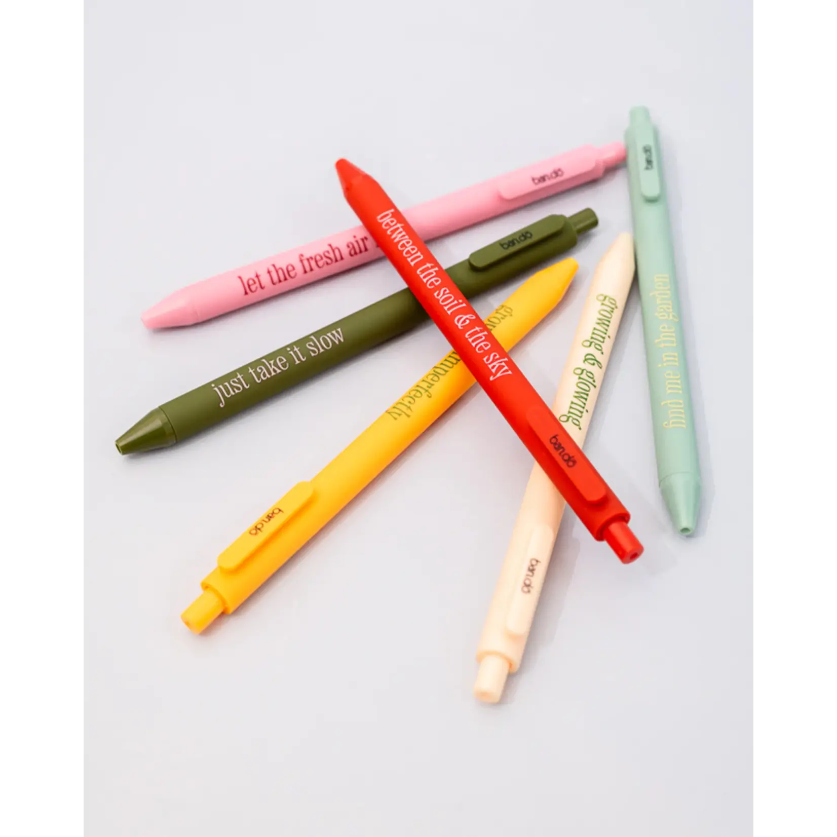Write On Gel Pen Set - Garden Sayings