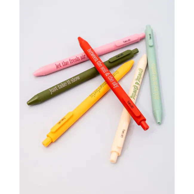 Write On Gel Pen Set - Garden Sayings