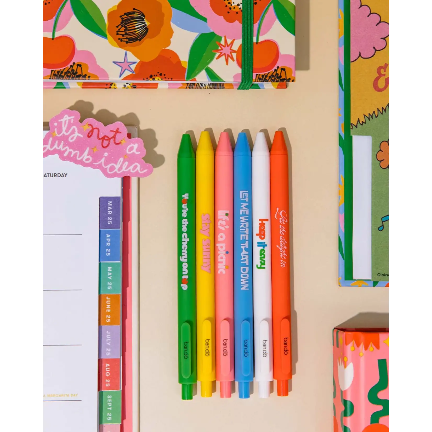 Write On Gel Pen Set - Assorted