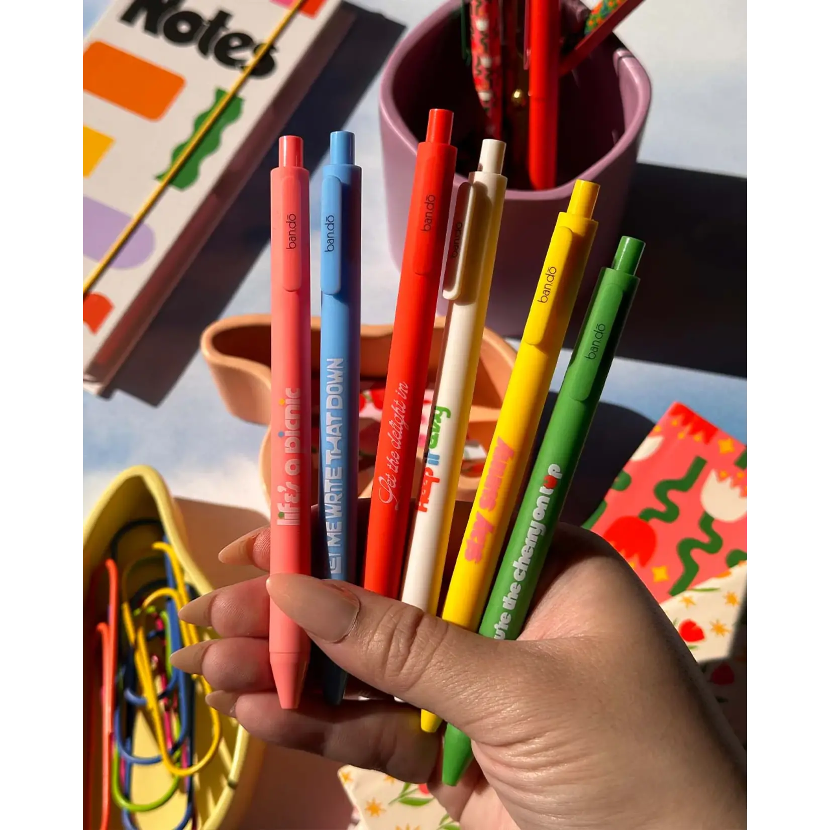 Write On Gel Pen Set - Assorted
