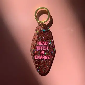 Motel Keytag - Head Bitch in Charge