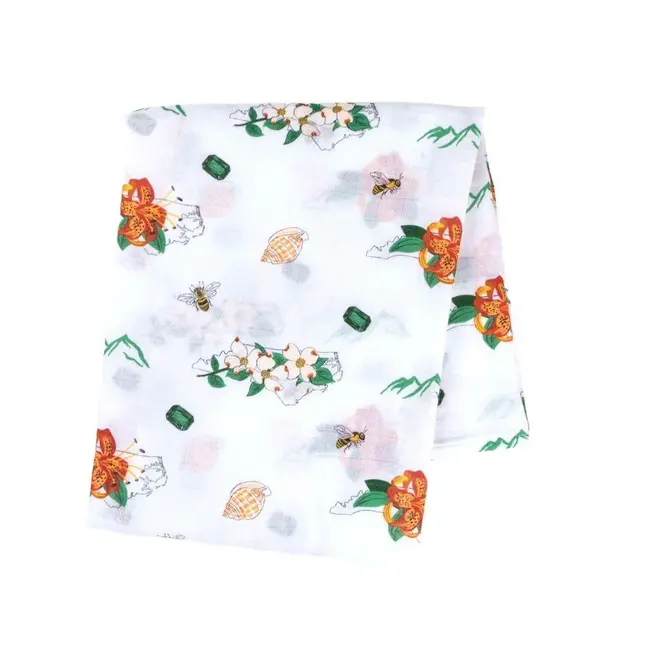 NC Baby Muslin Swaddle - Floral