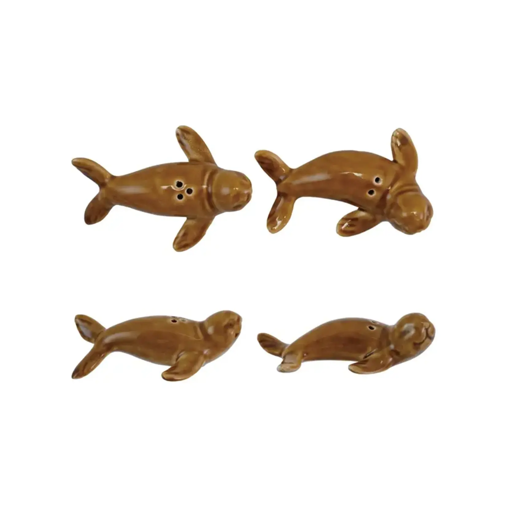 Vintage Reproduction Seal Salt & Pepper Shakers