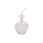 Glass Strawberry Shaped Cruet w/Stopper - 12oz