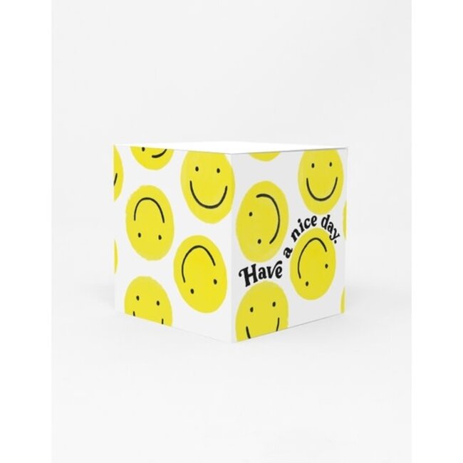 Idlewild Sticky Note Cube - Have a Nice Day