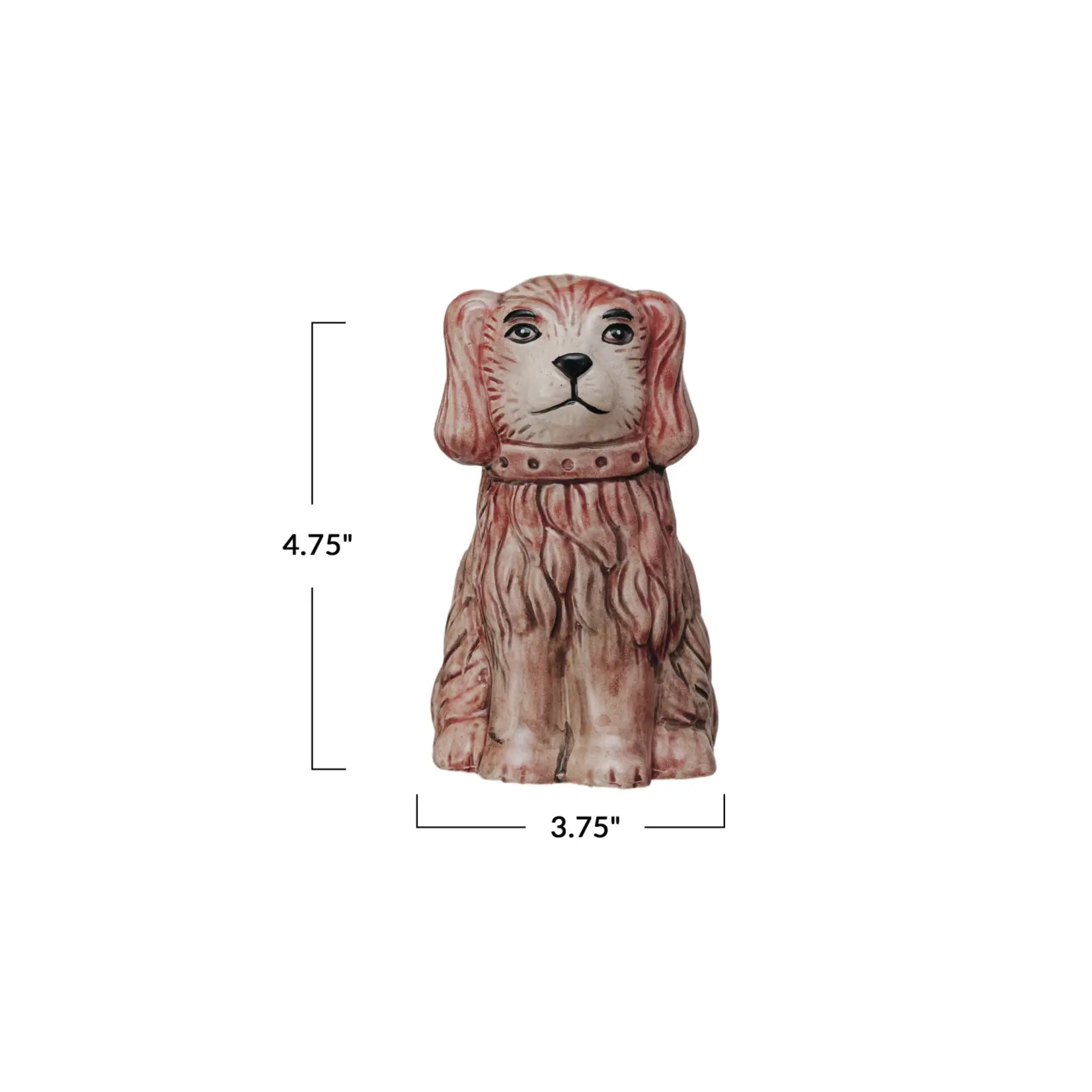 Hand-Painted Vintage Reproduction Planter - Dog
