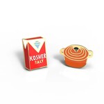 Yellow Owl Post Earrings - Dutch Oven Kosher Salt