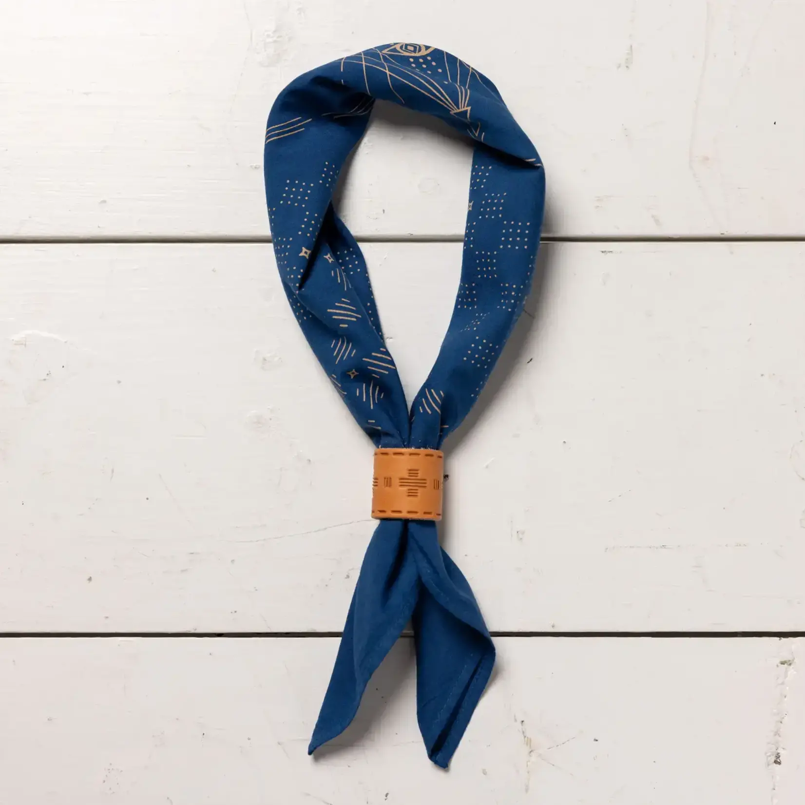 Bandana Slide - Leather Tooled