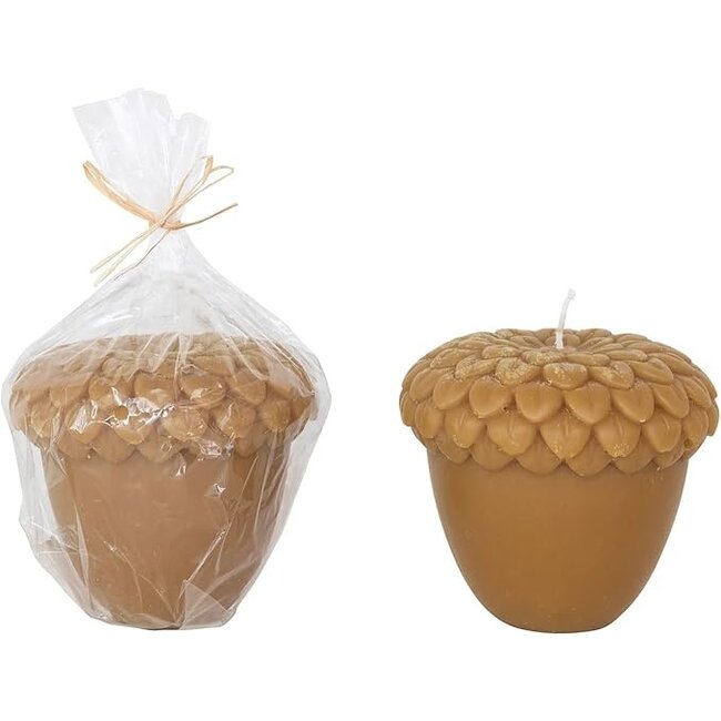 Unscented Acorn Candle