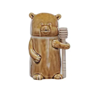 Stoneware Honey Jar w/Dipper