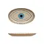 11 Inch Stoneware Platter w/Evil Eye