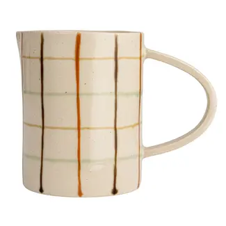 Hand-Painted Stoneware Pitcher - 32oz