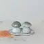 Stoneware Mushrooms Salt + Pepper Shakers