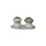 Stoneware Mushrooms Salt + Pepper Shakers