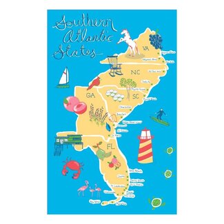 Vestiges Tea Towel - Southeastern