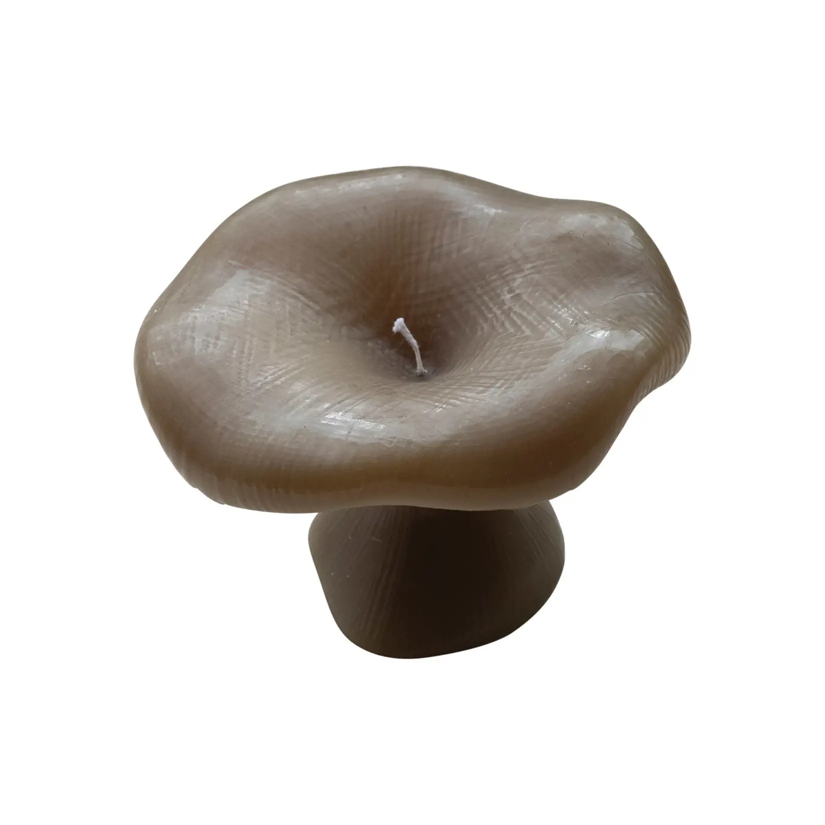Mushroom Candle Unscented - Olive