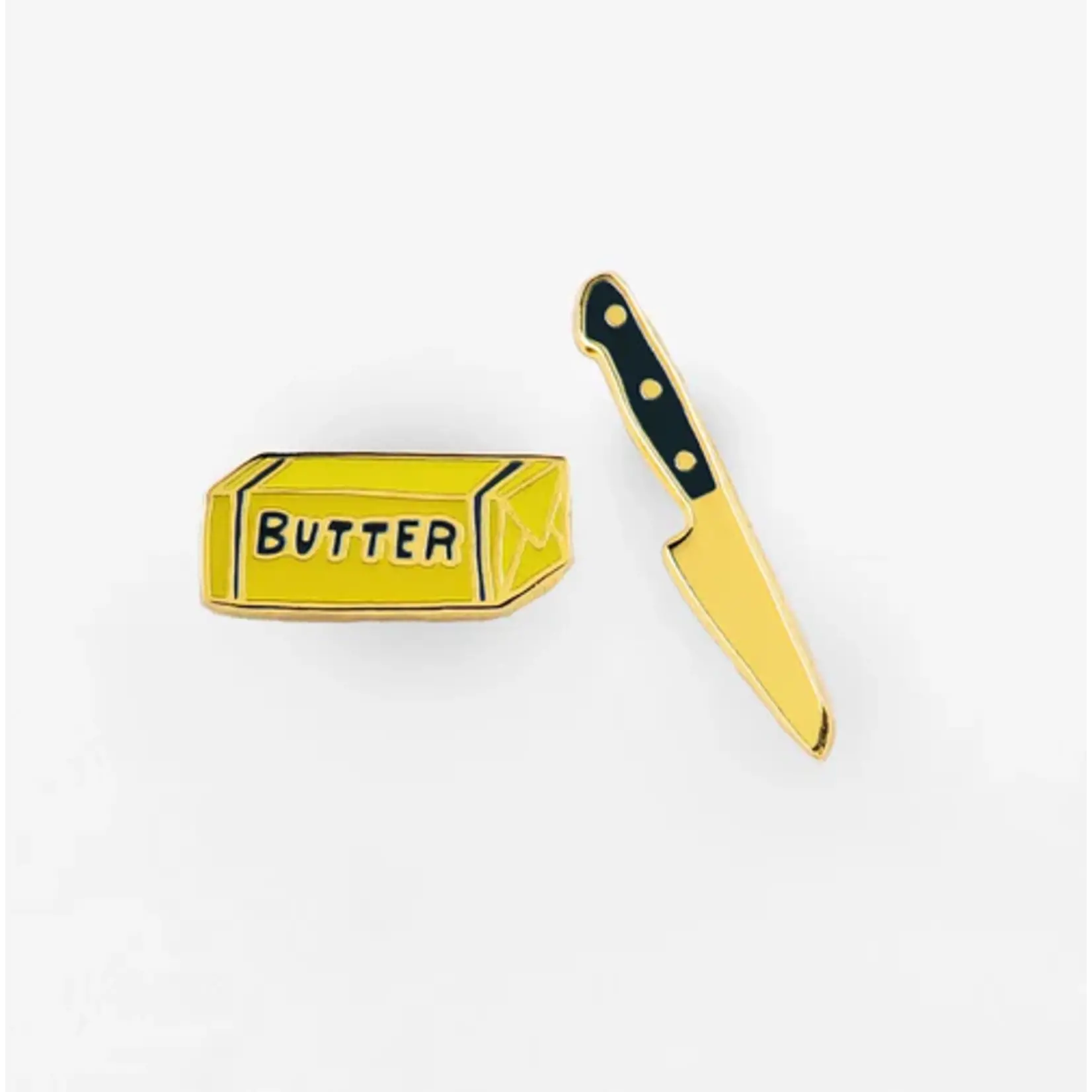 Yellow Owl Post Earrings - Butter & Knife