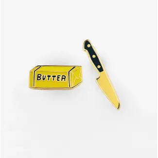 Yellow Owl Post Earrings - Butter & Knife