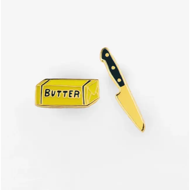 Yellow Owl Post Earrings - Butter & Knife