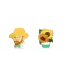 Yellow Owl Post Earrings - Van Gogh