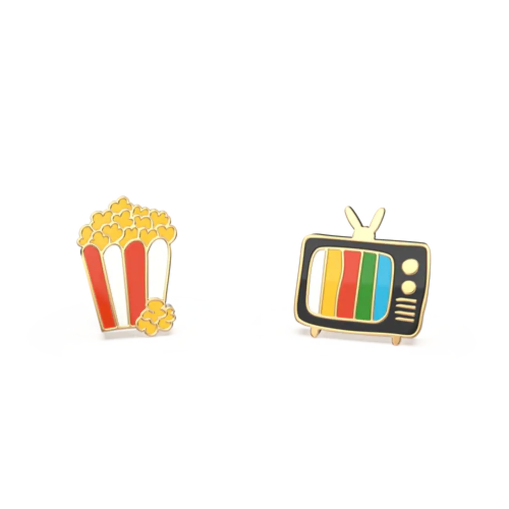 Yellow Owl Post Earrings - Movie Night