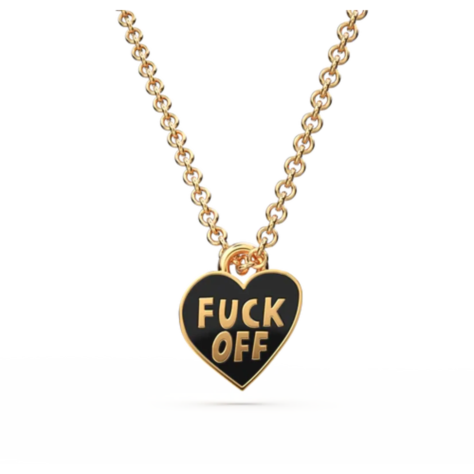 Pendant Necklace - Fuck Off