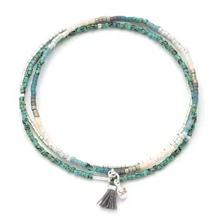 Chromacolor Miyuki BraceletTrio - Turquoise Multi