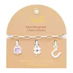 Interchangeable Charm Bracelet - Amethyst