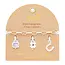 Interchangeable Charm Bracelet - Amethyst