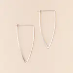 Refined Earrings Galaxy Triangle - Silver