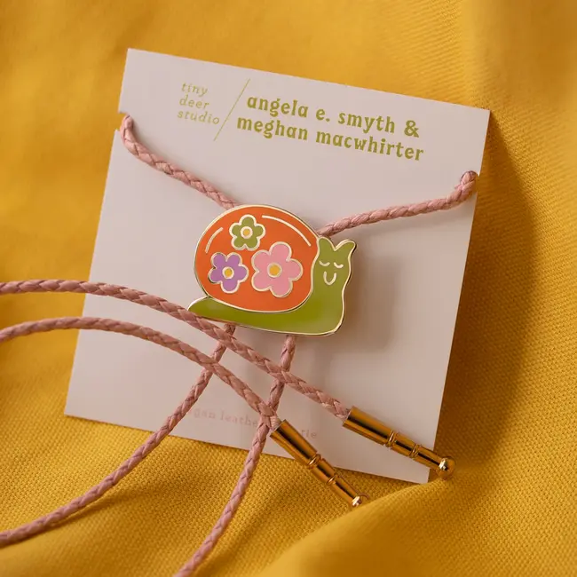 Tiny Deer Studio Bolo Tie - Snail