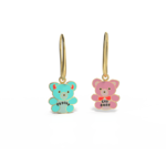 Yellow Owl Hanging Earrings - Cry Baby & Psycho Teddies