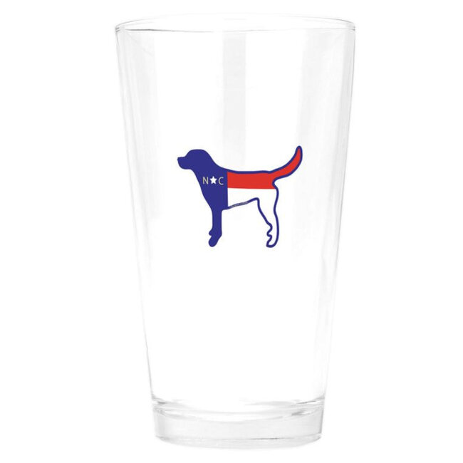 Labrottie Creations NC Dog Pint Glass