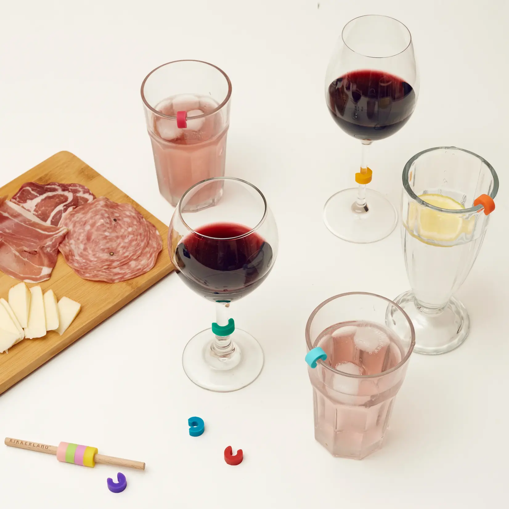 Rainbow Wine Markers