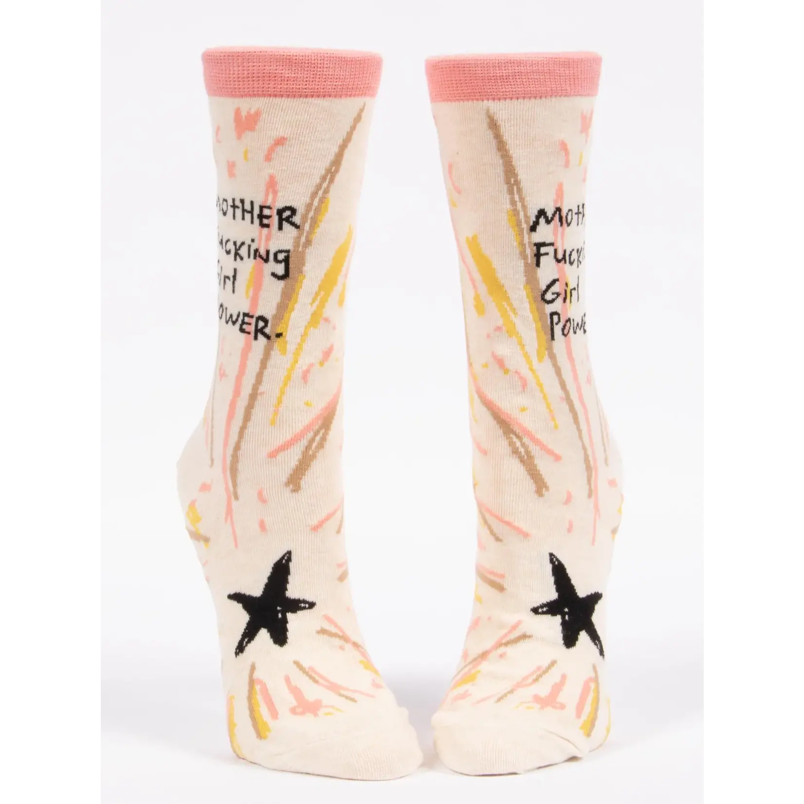 Blue Q Womens Socks - Mother Fucking Girl Power