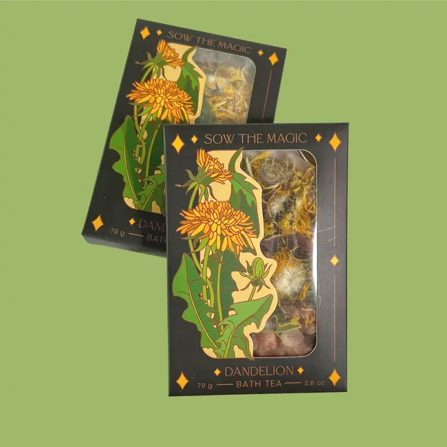 Sow the Magic Tarot Botanical Bath Tea Box - Dandelion