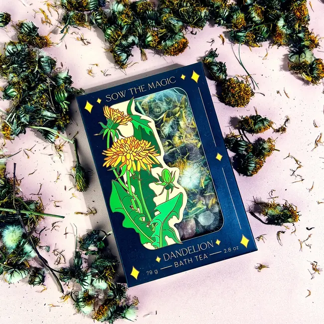 Sow the Magic Tarot Botanical Bath Tea Box - Dandelion