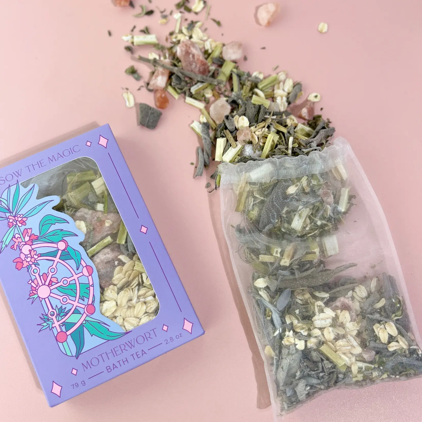 Tarot Botanical Bath Tea Box - Motherwort