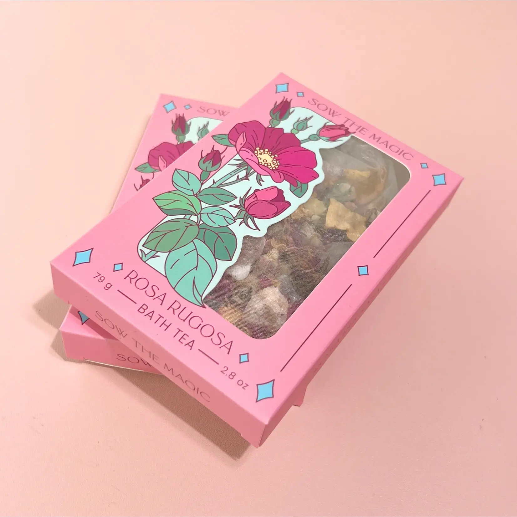 Tarot Botanical Bath Tea Box - Rosa Rugosa