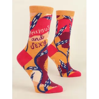 Blue Q Womens Socks - Anxious and Sexy
