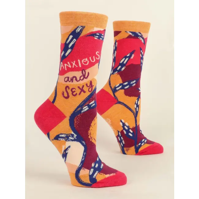 Blue Q Womens Socks - Anxious and Sexy